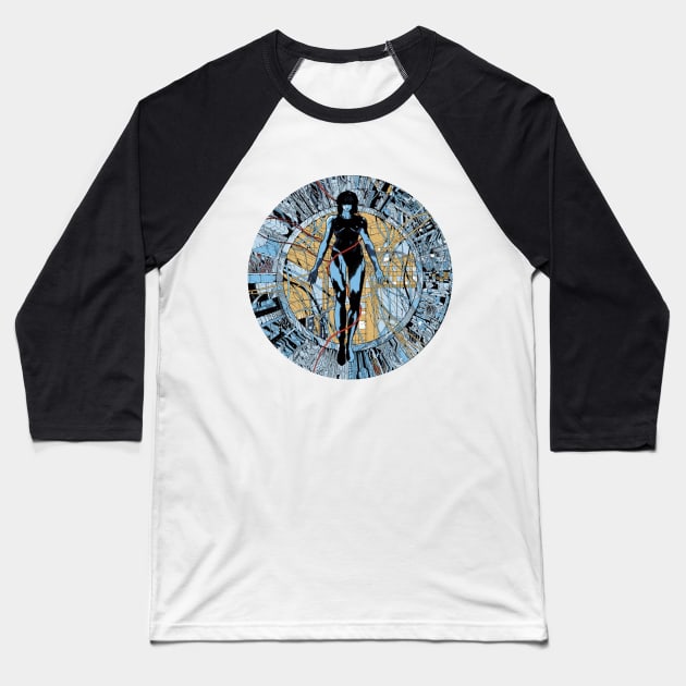 Ghost In The Shell Baseball T-Shirt by Pop Fan Shop